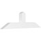 Ekena Millwork Portland Architectural Grade PVC Gable Bracket, 60"W x 17 1/2"H x 4"D x 6"F, 7/12 Pitch GBP060X18X0406POR00 - alternate 1